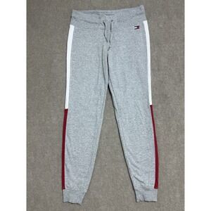 Tommy Hilfiger Women's Gray Side Stripe Joggers Pants Size XS Comfy Pants Gym